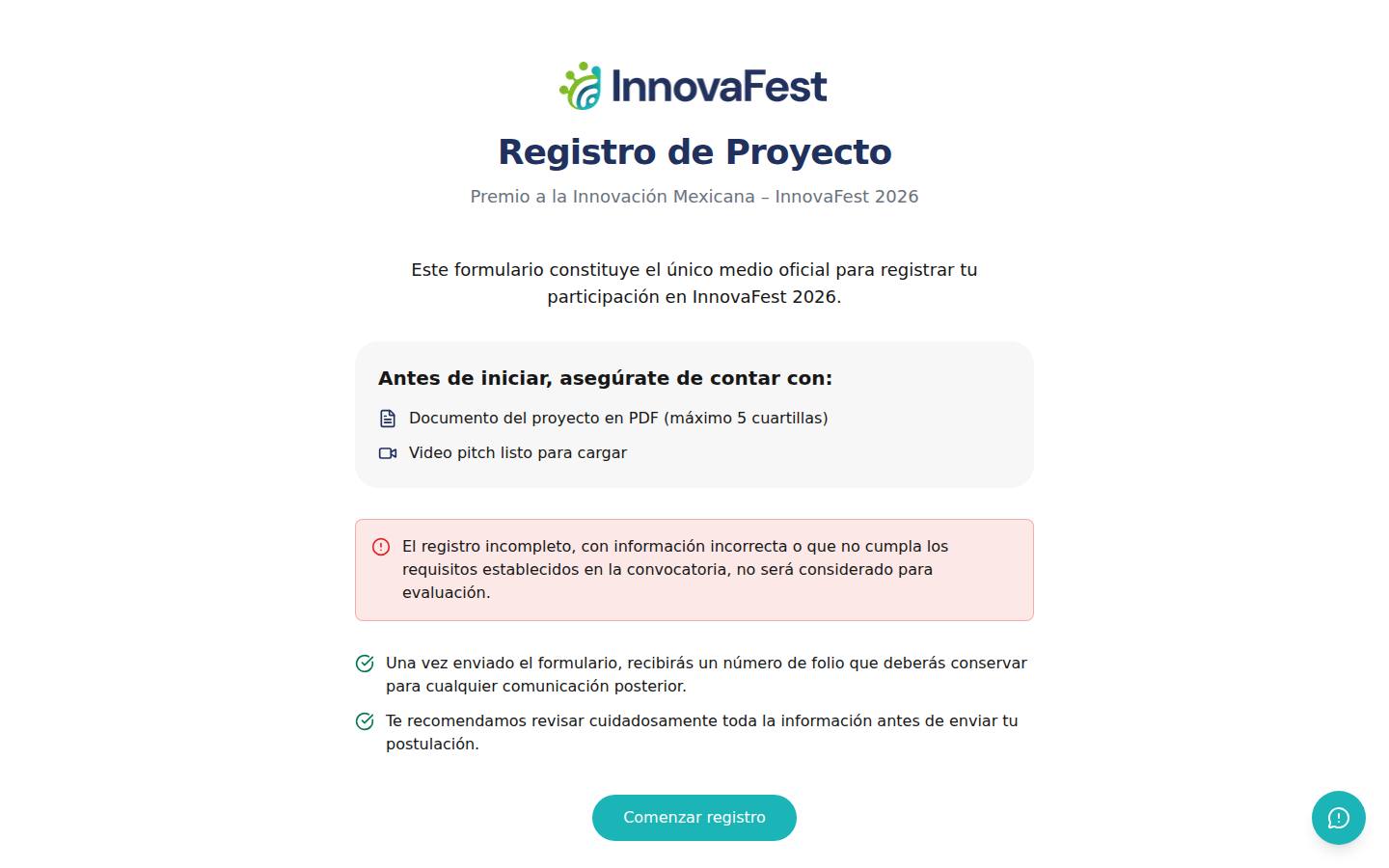 InnovaFest 2026, Plataforma de Innovación para Gobierno, en producción